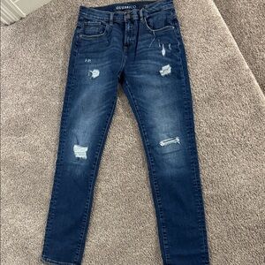 Guess Kids Blue Distressed Denim Jeans